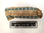 1968 Plymouth Fury I Fender Emblem Badge Logo 2786334 Nos. Fixed Price $91.55.
