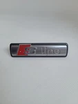 Genuine Audi 05-08 A3 A6 S6 Frnt Grille Line Emblem Ornament 4F0-853-736-A-2ZZ. Fixed Price $17.50.
