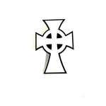 Custom Celtic Cross Emblem Grille Logo. Fixed Price $45.00.