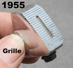 Oem 1955 Oldsmobile Chrome Front Grille Letter "d" Emblem Ornament. Fixed Price $24.99.