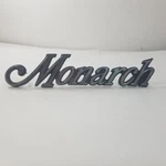 1975-1980 Ford Mercury Monarch 6.5" Emblem Script Engraved Part#s D54B/16B114/A. Fixed Price $12.99.
