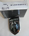 New Nos Gm 1984 Pontiac Indy Fiero Front Bumper Emblem 10032011. Fixed Price $174.99.