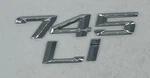 2002 - 2005 Bmw 745LI Chrome Rear Trunk Emblem Logo Nameplate Badge. Fixed Price $29.99.