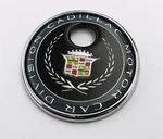 1991-2002 Cadillac Deville Black Trunk Lock Bezel Emblem 3" Round New 3536690. Fixed Price $19.00.