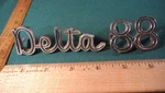 CH43 Oldsmobile Delta 88 Fender Emblems Vintage 1966 #387333. Fixed Price $39.99.