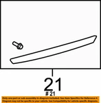 76801-52260 Toyota Garnish Sub-assy, Back Door, Outside 7680152260, New Genuine. Fixed Price $253.33.