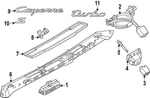 Genuine Porsche Nameplate 9Y0-853-670-LI0. Fixed Price $162.12.