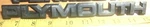 (1) Plymouth 80'S Grille Emblem Decal 4270952 (ce 1083). Fixed Price $10.95.