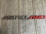 1995-05 Chevrolet Astro Awd Front Door Emblem Gm Oem 15724742 Rare Chrome Red. Fixed Price $17.99.