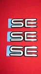 New Oem Set Of 3 White Pontiac Trans Sport "se" Nameplate Emblem Badge 10224979. Fixed Price $14.99.