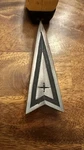 Pontiac Arrowhead Emblem Part Number 4486357 Not Sure Of Application Sold As Is. Fixed Price $49.99.