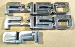 87 88 89 90 91 Ford Truck F150 Set 2 Chrome Fender Emblems Badges Trim Pair Oem. Fixed Price $41.99.