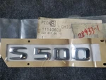 Oem Mercedes-benz "s 500" Chrome Emblem Badge 222 817 0815. Fixed Price $50.00.