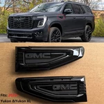 Oem 2025 2026 Gmc Fender Vent Emblem Badge For Yukon / Xl Gloss Black. Fixed Price $154.21.