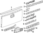 Genuine Gm Tailgate Emblem 85013587. Fixed Price $47.74.