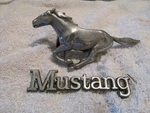 Vintage Oem 60 S? Ford Mustang Chrome Running Horse & Emblem Lot D4ZB-8B073 +. Fixed Price $22.55.