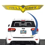 1 Yellow Hellhawk Emblem Fits Jeep Trackhawk Grand Cherokee Liftgate Badge WK2. Fixed Price $24.90.