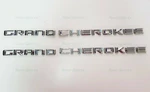 New 2PCS Kits Chrome Grand Cherokee 3D Letters Emblems Nameplate Jeep Badge. Fixed Price $38.98.