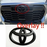 New 2022-25 Toyota Tundra Matte Blackout Overlay Front Grille Emblems Badge. Fixed Price $29.95.