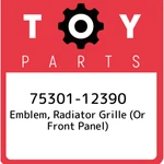 75301-12390 Toyota Emblem, Radiator Grille (or Front Panel) 7530112390, New Genu. Fixed Price $38.29.