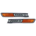 1968-72 Pickup Emblem Ornament Side Of Hood Lh Rh F100 New. Fixed Price $189.90.