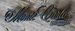 Nos 1971 72 73 Chevy Monte Carlo Trunk Lid Emblem Gm 9875087 Script Badge. Fixed Price $119.99.