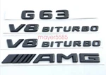 Gloss Black G63 Amg V8 Biturbo Trunk Emblem Badge Sticker For Mercedes Benz. Fixed Price $36.99.