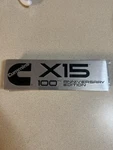 Cummins X15 100TH Anniversary Edition Emblem Magnetic Engine Plate Badge New. Fixed Price $100.00.