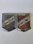 Barracuda Gran Coupe Emblems (pair). Fixed Price $75.00.