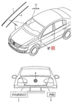 Genuine Vw Badge Golf Passat 1K0853688F739. Fixed Price $47.33.