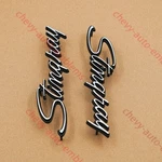 2PC Chrome Black Side Fender Stingray Emblems For 1969-1976 Corvette C3 Badge. Fixed Price $42.50.