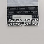 Bentley 6.0T W12 First Edition Gt Britain Flag Badge Rh#lh Set 3SA853688. Fixed Price $210.00.