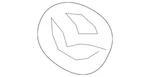 Genuine Mazda Bumper Cover Emblem F189-51-731. Fixed Price $45.09.