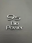 Saab Ng 9-5 Bio Power 2010-11 Rear Trunk Matte Chrome Badge 12841802 Oem. Fixed Price $50.00.