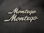 Pair Vintage 1968-73 Mercury Montego Emblems. Fixed Price $25.00.