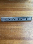 1964 Dodge Dart Nameplate Used 2417849. Fixed Price $45.00.