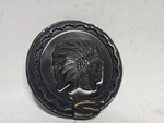 1970 1981 Jeep Cherokee Indian Chief Head S Fender Body Emblem Badge Amc. Fixed Price $44.99.