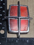 Lincoln Circa '87 Trunk Lock Cover E5VB 5443600 Aa / 5443320 Ab (6531). Fixed Price $23.00.