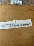 New 1997 To 1999 Hyundai Tiburon Rear Nameplate Emblem 86311-27000 / Su 2166. Fixed Price $31.75.