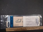 Two Nos Ford Mustang Svo Black Fender Transfer E4ZZ-16720-A, Sealed New. Fixed Price $52.00.