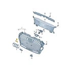 Genuine Audi Front Grille Emblem Badge 'RS5' Chrome 8W6853736C2ZZ. Fixed Price $68.48.