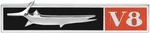 1968 Plymouth Barracuda V8 Fish Front Fender Emblem Passenger Side. Fixed Price $64.65.