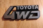 1983 1984 1985 Toyota Tercel 4WD Front Grille Badge Emblem. Fixed Price $39.99.