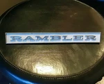 Vintage Amc Rambler Chrome Emblem Badge Oem 3501385 Classic Car Trim 20116. Fixed Price $16.99.