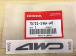 Genuine Honda Hatch Emblem 75723-SWA-A01. Fixed Price $20.08.