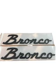 2PCS For 2021-2025 Bronco Fender Replacement Emblems Badge Matte Black. Fixed Price $24.99.