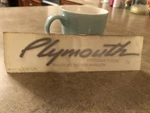 Plymouth Nameplate Stick Chrome 4805368AA Deck Lid Door 9-1/2" Long Chrysler. Fixed Price $11.95.