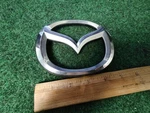 Mazda Chrome Plastic Clip On Emblem Logo F-20116 Oem Badge 3S6. Fixed Price $19.99.