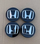 Black Honda Set Of 4 Wheel Center Caps 69MM. Fixed Price $17.99.