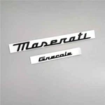 2X Maserati Quattroporte Grecale Levante MC20 Rear Emblem Badge Matte Black. Fixed Price $115.00.